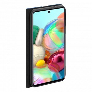 Чехол Book Cover Silk Pro для Samsung Galaxy A71 (2020), синий, PET синий, Deppa