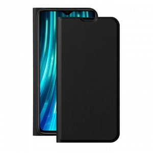 Чехол Book Cover Silk Pro для Xiaomi Redmi Note 8 Pro, черный, PET синий, Deppa