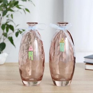 Ваза «Волшебные мгновения», d=4 см, 21.5x8 см, стекло, дымка