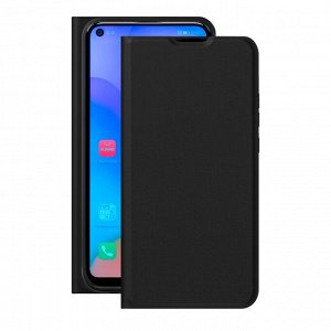 Чехол Book Cover Silk Pro для Honor 9C, черный, PET синий, Deppa