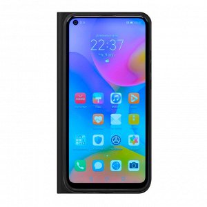 Чехол Book Cover Silk Pro для Honor 9C, черный, PET синий, Deppa