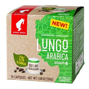 Кофе капсулы Julius Meinl BIO LUNGO ARABICA 1уп х  10 капсул