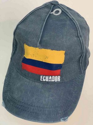 Бейсболка Бейсболка с флагом Эквадора №6246