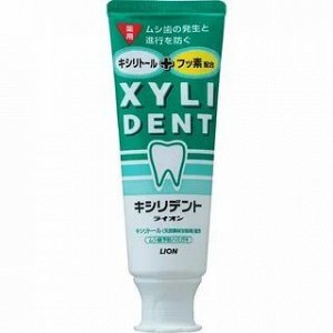 762522 "Lion" "Xyli Dent" Зубная паста с фтором для укрепления зубной эмали 120гр. ( в тубе) 1/60