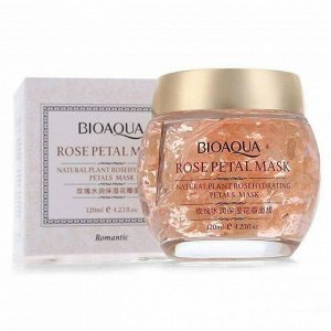 Увлажняющая маска для лица Bioaqua Rose Petal Mask с лепестками роз 120 г