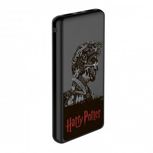 Внешний АКБ 10000 mAh, 2 USB,  1 MICRO, 2,1A, Li-pol, черный, HP Potter, Deppa