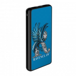 Внешний АКБ 10000 mAh, 2 USB,  1 MICRO, 2,1A, Li-pol, черный, HP Ravenclaw 02, Deppa