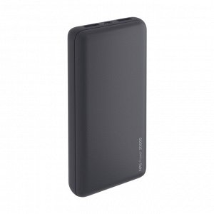 Внешний АКБ NRG Power 20000 mAh, 2.1A, 2xUSB, компактный, серый, Deppa