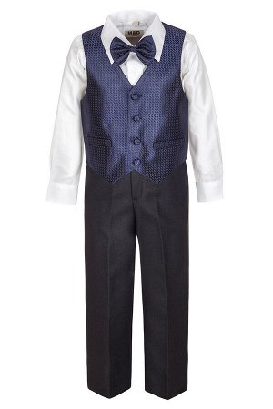 Костюм для мальчика: жилет, брюки, рубашка и бабочка