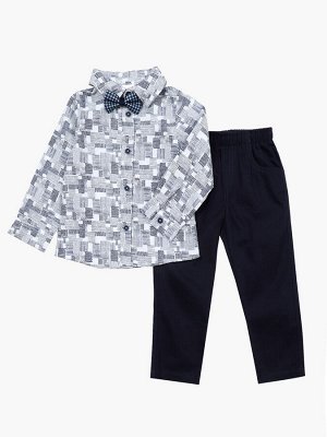 Комплект для мальчика: рубашка с бабочкой и брюки