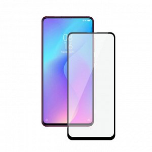 Защитное стекло 3D Full Glue для Xiaomi Mi 9T (2019), 0.3 мм, черная рамка, Deppa