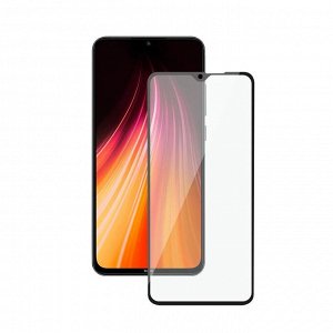 Защитное стекло 3D Full Glue для Xiaomi Redmi Note 8 Pro (2019), 0.3 мм, черная рамка, Deppa