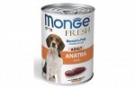 Monge Dog Fresh Chunks in Loaf консервы для собак мясной рулет из утки 400г