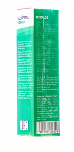 Сесдерма Увлажняющий крем-контур вокруг глаз Hidraloe, 15 мл (Sesderma, Hidraloe)