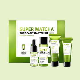 Some by mi Super Matcha Pore Care Starter Kit Набор миниатюр с Матча (4 предмета)