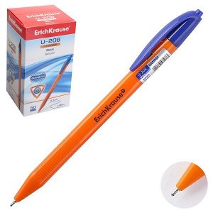 Ручка шарик "ErichKrause U-208 Orange Matic Ultra Glide Tehnology" 1.0мм синяя 1/50 арт. ЕК-47587
