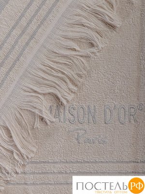 Полотенце для сауны "АНАСТАСИЯ" серый (85*150) (Maison Dor)