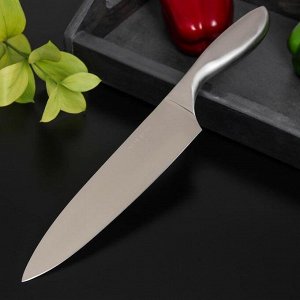 Нож кухонный Доляна Salomon, шеф, лезвие 20 см