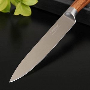 Нож кухонный Доляна Forest, шеф, лезвие 20 см
