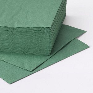 FANTASTISK ФАНТАСТИСК Салфетка бумажная, темно-зеленый40x40 см