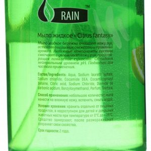 Мыло жидкое антибактериальное Rain Лайм-Мята дозатор 500 мл