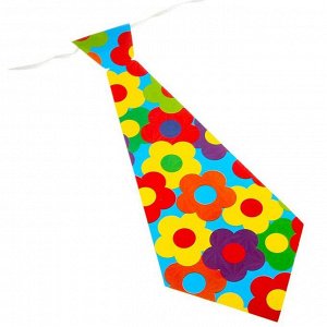 Карнавальный галстук «Цветы», набор 6 шт., виды МИКС