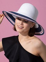 Шляпа женская классическая с широкими полями Артикул: 139-0