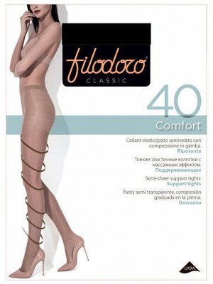 Fillodoro Filodoro Classic COMFORT 40 Колготки женские с массажным эффектом, премиальная коллекция