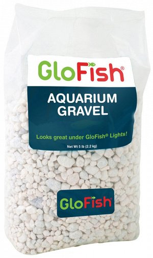 GloFish Гравий Белый, 2.26кг