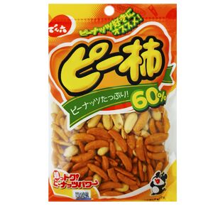 Орешки "Какинотане" острые с арахисом 160г Denroku 1/12 Япония