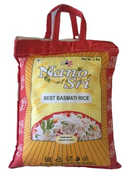 Рис басмати Бест Нано Шри Best Basmati Rice Nano Sri 5 кг