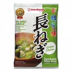 Суп-мисо с кусочками зеленого лука "Marukome" 152г (8 порций) 1/10 Япония