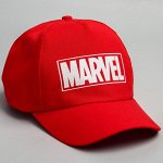 Кепка детская &quot;Marvel&quot;, красная, р-р 52-56