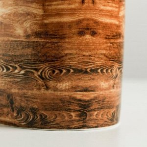 Керамическое кашпо «Дерево», 8 х 7,5 см