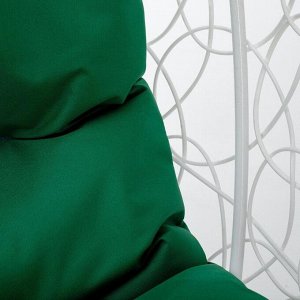 СИМА-ЛЕНД Подвесное кресло КОКОН «Капля» зелёная подушка, стойка
