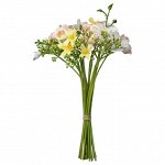 SMYCKA СМИККА | Искусственный букет, д/дома/улицы светло-розовый/желтый/белый | 23 см