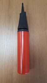 Насос для шаров красный