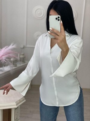 Рубашка Женская 5005 "Однотонная" Белая