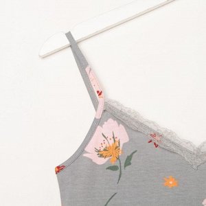 Пижама женская (майка и брюки) KAFTAN "Цветы".