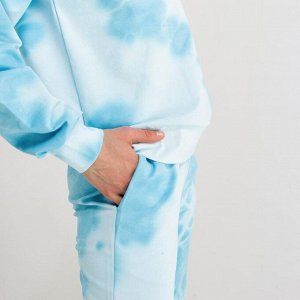 Брюки женские MINAKU: Tie-dye collection цвет голубой