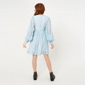 Платье женское MINAKU: Green trend  цвет голубой, р-р 42 5531666