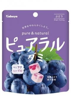 Мармелад жевательный "Kabaya" виноград 58г 1/12/288 Япония