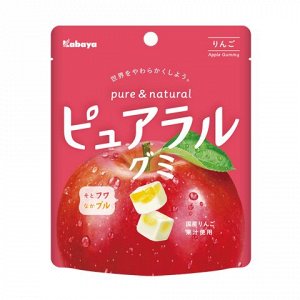 Мармелад жевательный "Kabaya" яблоко 58г 1/12/288 Япония