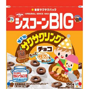Кукурузные хлопья Nissin Cisco шоколадные колечки 150г1/6 пакет Япония