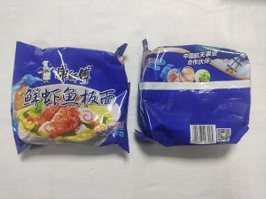 Kang Shi Fu Лапша в мягкой упаковке синяя морепродукты