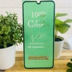Керамическое “стекло” (пленка) 100D для SAMSUNG M21/A20/A30/A30S/A50/A50S/M30S/M21/M31/ HUAWEI Y6P (2020) / XIAOMI REDMI NOTE 7 PRO/ REDMI 7 FULL GLUE в техпаке (на полный экран, полный клей, салфетки