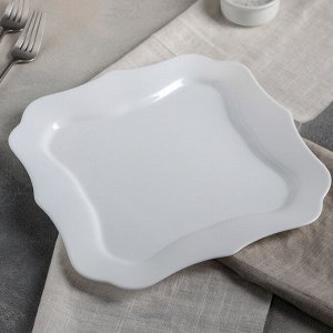 Тарелка обеденная Authentic white, d=26 см
