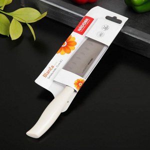 Нож кухонный Сантоку NADOBA BLANCA, лезвие 13 см