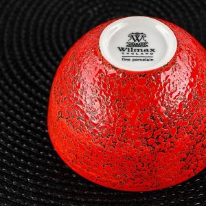Миска Wilmax England Splash, d=10 см, 250 мл, цвет красный