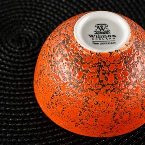 Миска Wilmax England Splash, d=10 см, 250 мл, цвет оранжевый